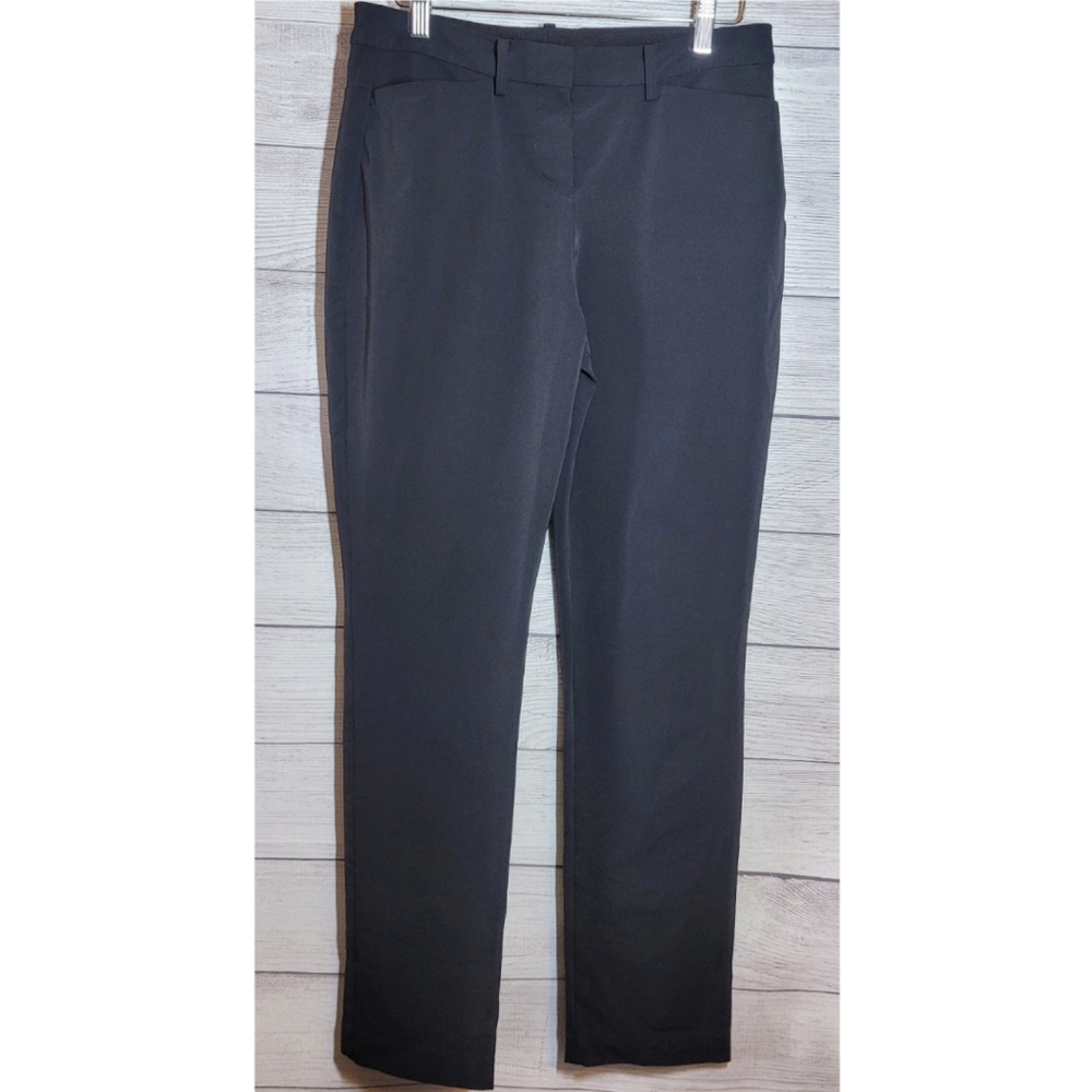 Ministry Womens Pants Size 6 Black Straight Leg Trouser Career Wear Business